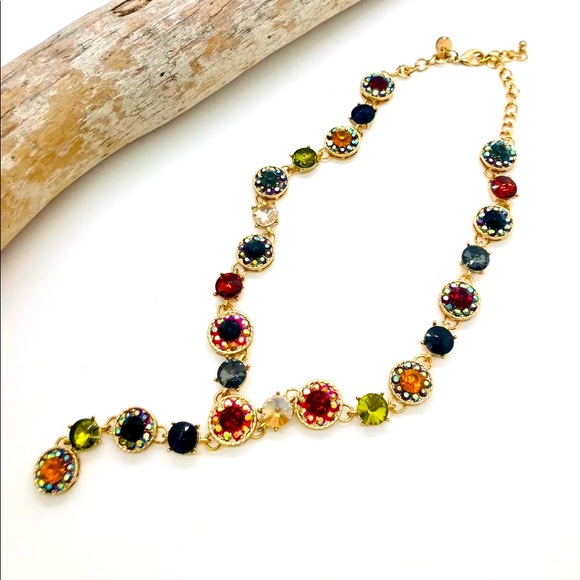 Vintage Crystal Rhinestone Necklace - Picture 1 of 12